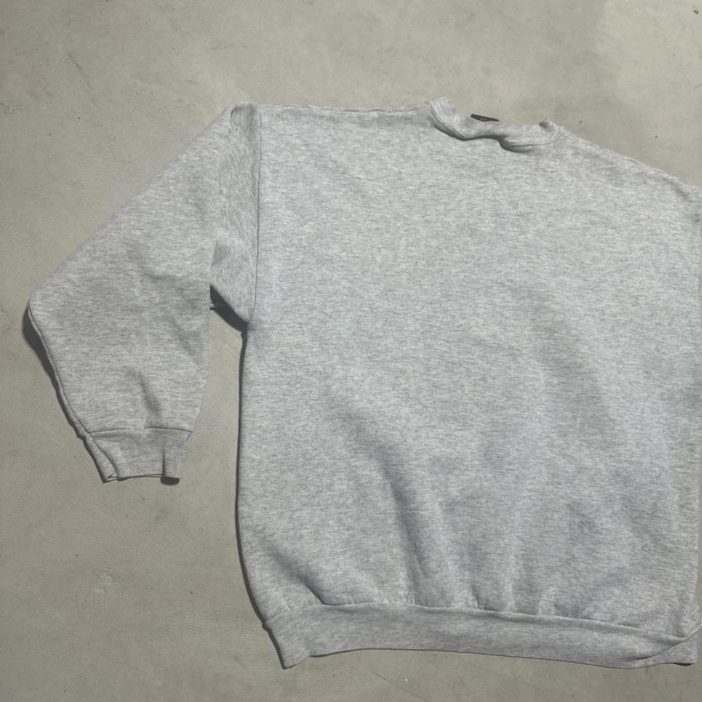 Vintage Michigan Wolverines Sweatshirt Men's XL 90s Y2K Fleece Gray DISTRESSED